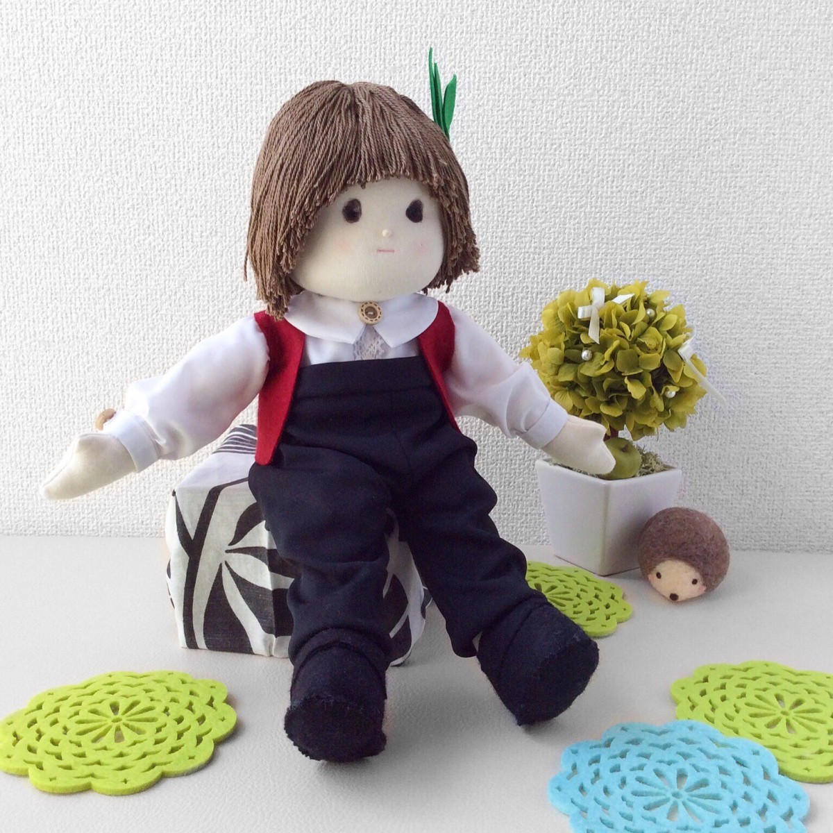 布人形 男の子 着せ替え Akodoll 15 027 Iichi ハンドメイド クラフト作品 手仕事品の通販