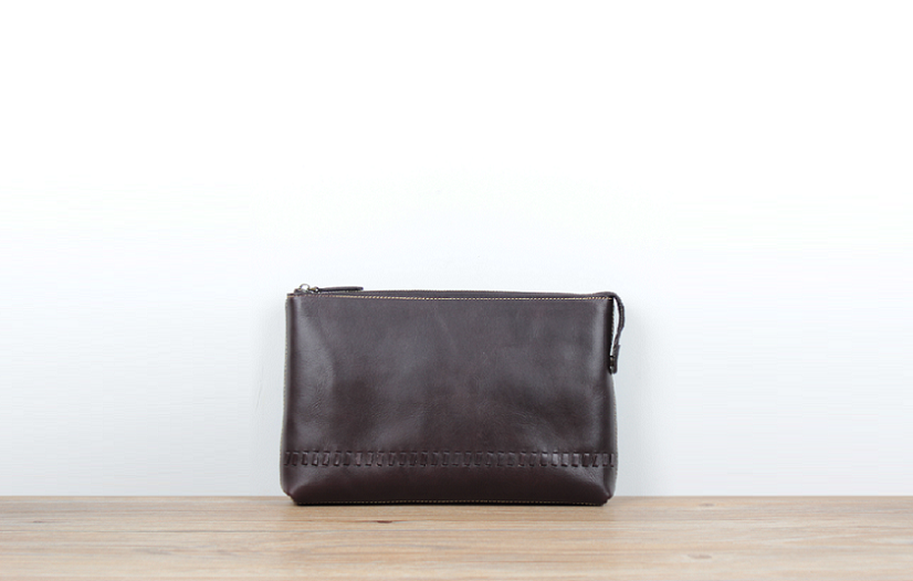 本革 クラシック風メンズクラッチバッグ ビジネスの友 Iichi ハンドメイド クラフト作品 手仕事品の通販