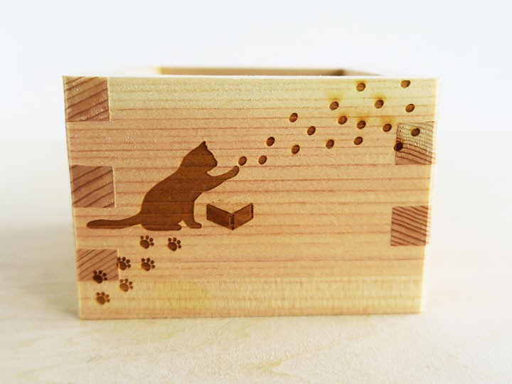 豆まきねこちゃんと肉球あしあと 升 マス Iichi ハンドメイド クラフト作品 手仕事品の通販 豆まきねこちゃんと肉球あしあと 升 マス Iichi ハンドメイド クラフト作品 手仕事品の通販