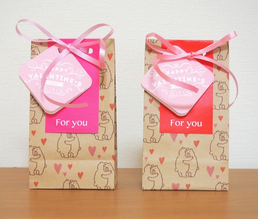 バレンタインのギフトラッピングセット Iichi ハンドメイド クラフト作品 手仕事品の通販