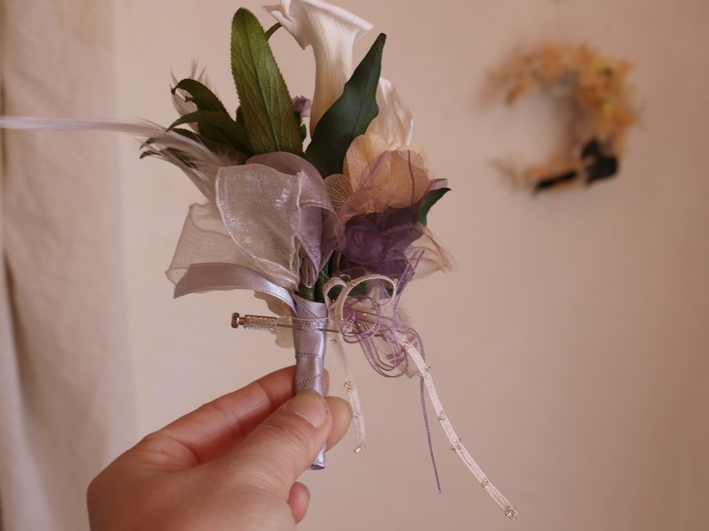 プリザーブドフラワーのカラーのコサージュ Iichi ハンドメイド クラフト作品 手仕事品の通販