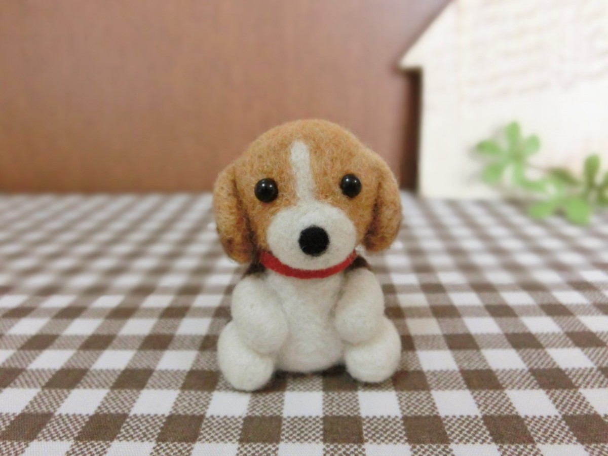 Y様ご予約品 ミニお座りビーグル Iichi ハンドメイド クラフト作品 手仕事品の通販