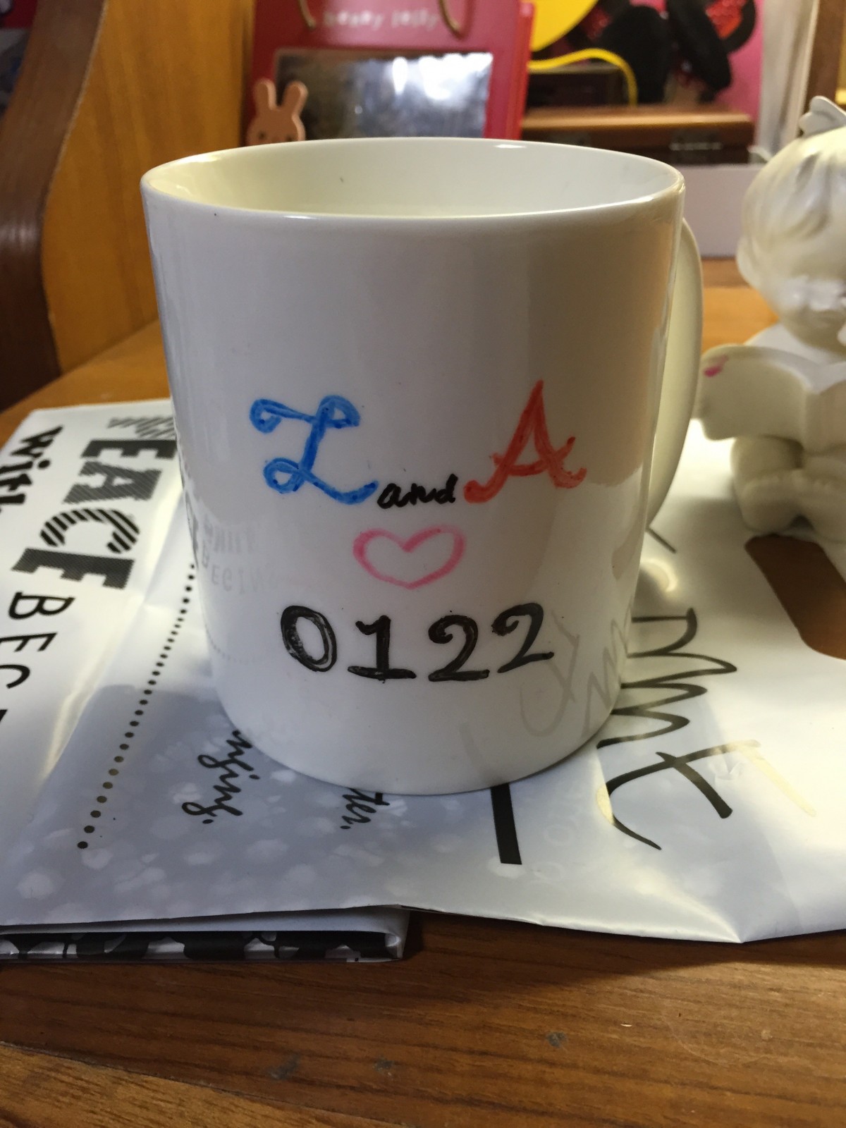 ハンドメイド イニシャルカップ Iichi ハンドメイド クラフト作品 手仕事品の通販