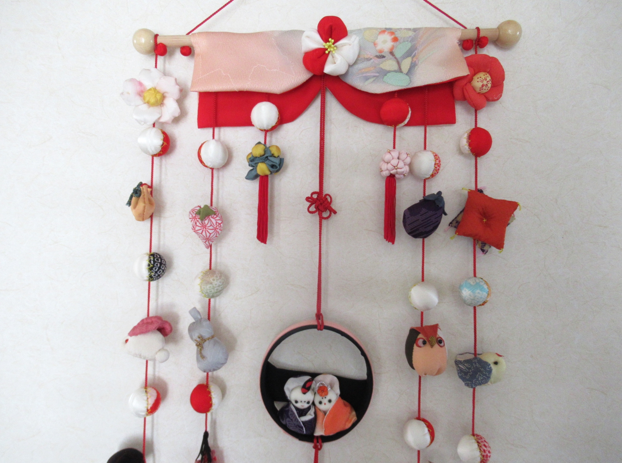 ちりめん吊るし飾り台 - 雛人形・ひな祭り
