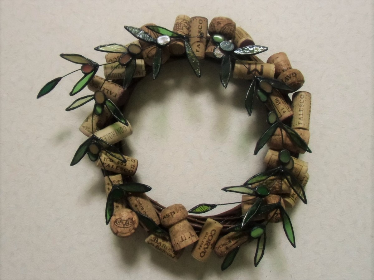 オリーブとコルクのリース Iichi ハンドメイド クラフト作品 手仕事品の通販