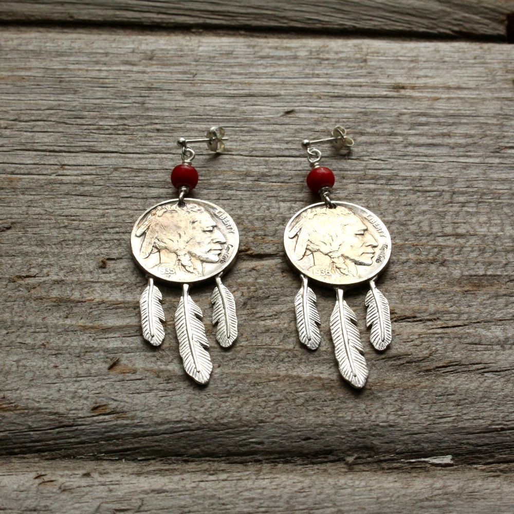 Dream Catcher Pierce ドリームキャッチャーピアス Iichi ハンドメイド クラフト作品 手仕事品の通販