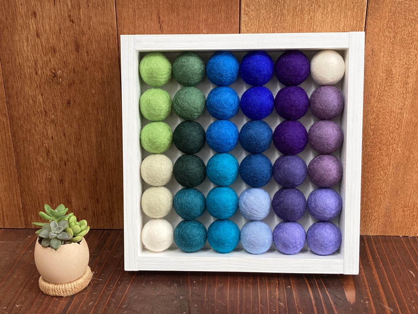 フェルトボールの壁掛け Iichi ハンドメイド クラフト作品 手仕事品の通販