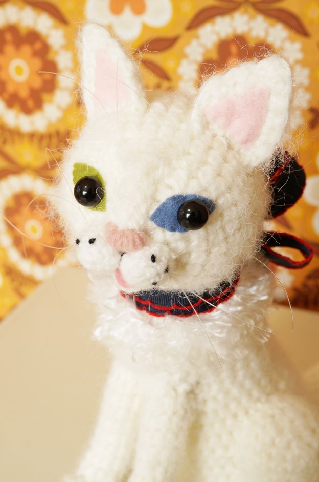 特大猫あみぐるみ 毛糸のぬいぐるみ Iichi ハンドメイド クラフト作品 手仕事品の通販