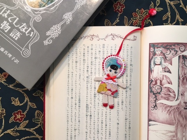 可愛い文化人形のしおり Iichi ハンドメイド クラフト作品 手仕事品の通販