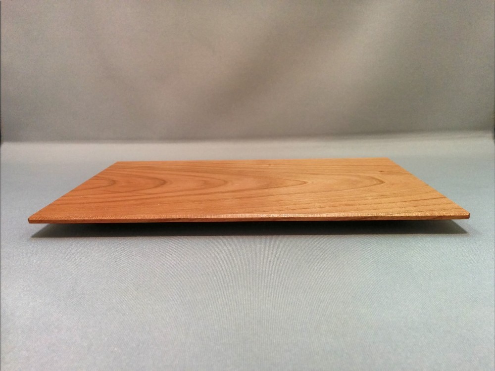 木製 トレイ カフェトレイ 花台 花瓶敷 ヤマザクラ 無垢材 Iichi ハンドメイド クラフト作品 手仕事品の通販