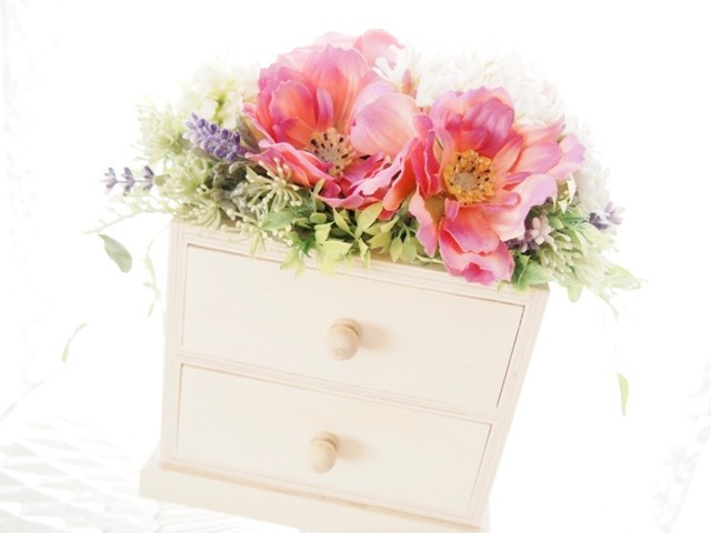 お花が可愛い小物入れ ピンク Iichi ハンドメイド クラフト作品 手仕事品の通販