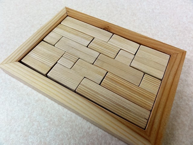 木製パズル 10ピース Iichi ハンドメイド クラフト作品 手仕事品の通販