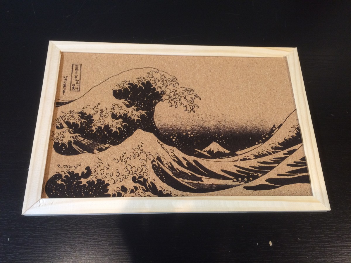 葛飾北斎 富嶽三十六景 海 cm 30cm Iichi ハンドメイド クラフト作品 手仕事品の通販