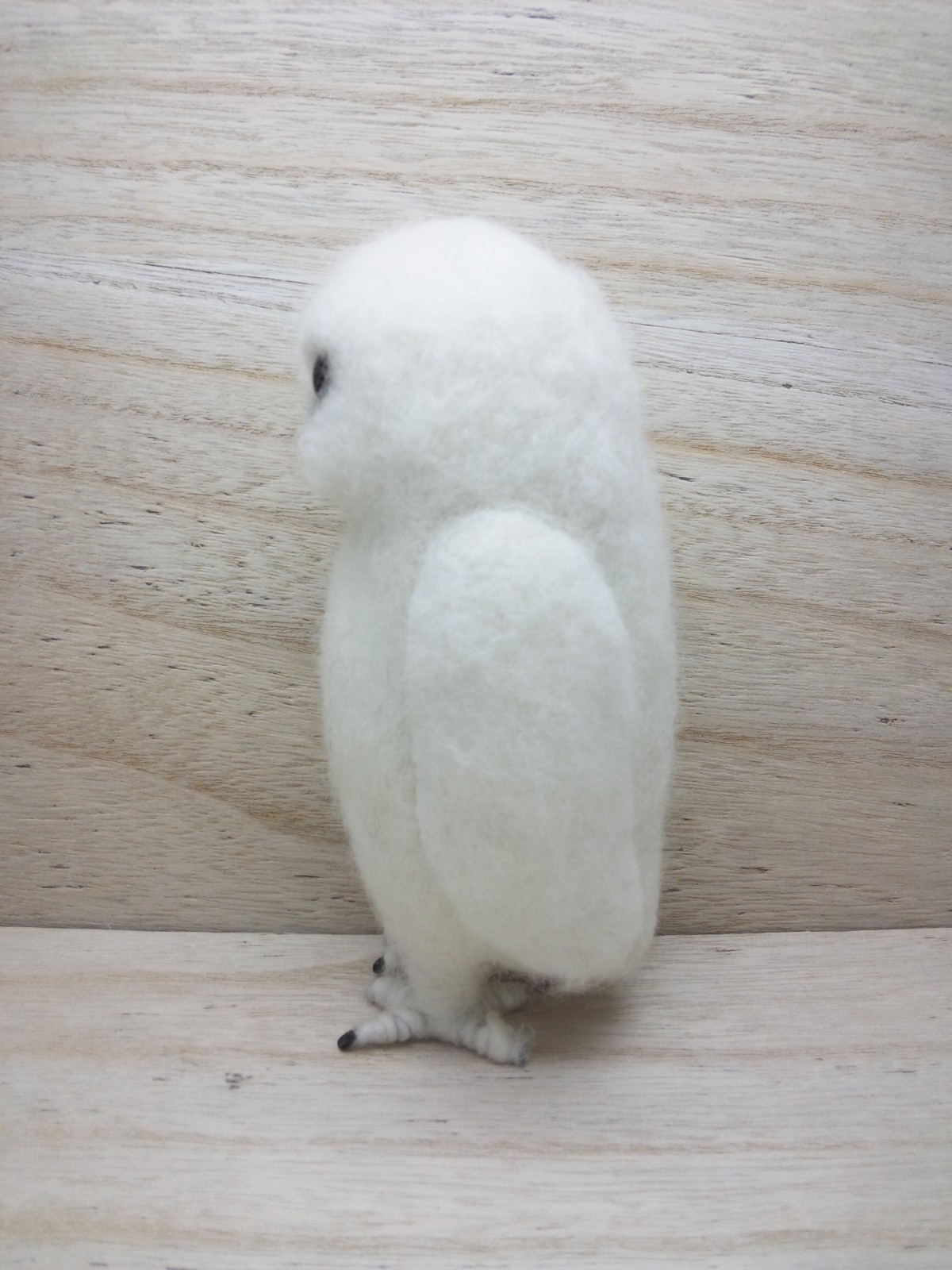 フクロウ シロフクロウ Iichi ハンドメイド クラフト作品 手仕事品の通販