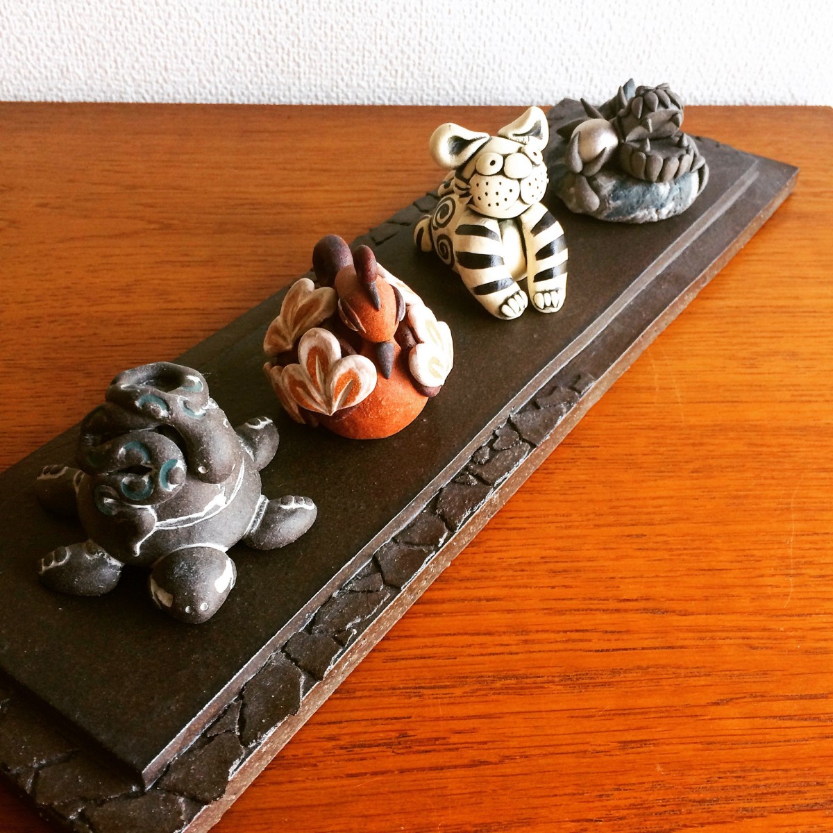 置物 四神獣台座 Iichi ハンドメイド クラフト作品 手仕事品の通販