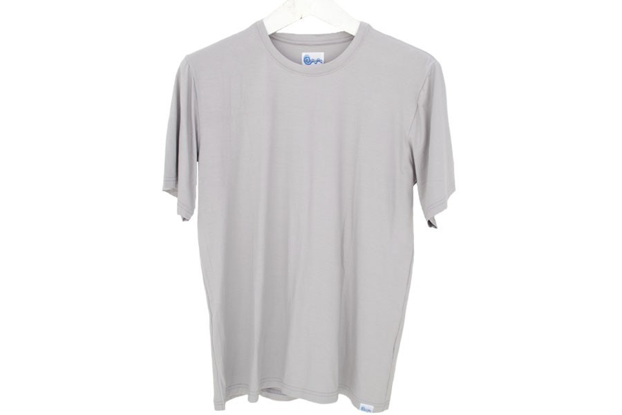 メンズビスコースアースtシャツ グレー Lサイズ Iichi ハンドメイド クラフト作品 手仕事品の通販