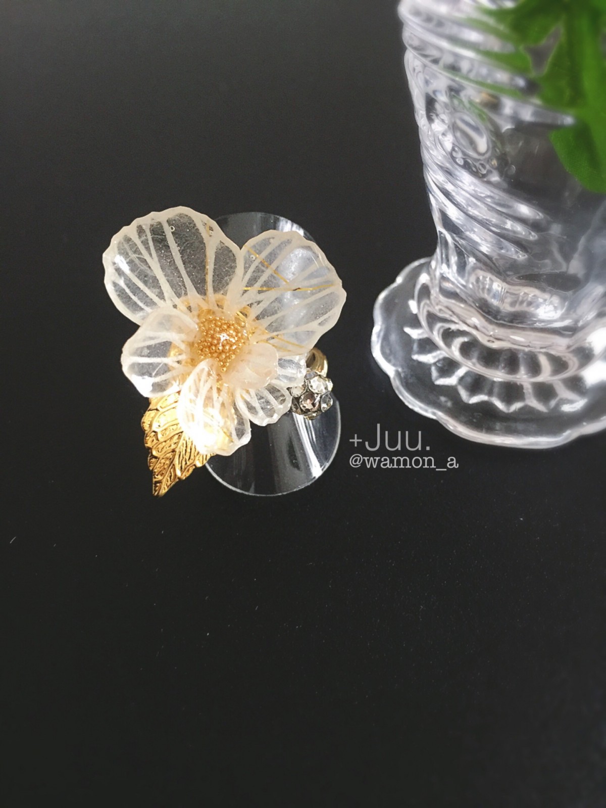 切り絵の花のフォークリング 山荷葉 金 Iichi ハンドメイド クラフト作品 手仕事品の通販 切り絵の花のフォークリング 山荷葉 金 Iichi ハンドメイド クラフト作品 手仕事品の通販