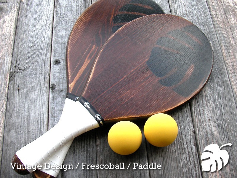 Frescoball Paddle / フレスコボール / ラケット+ ボール ペアセット | iichi ハンドメイド・クラフト作品・手仕事品の通販