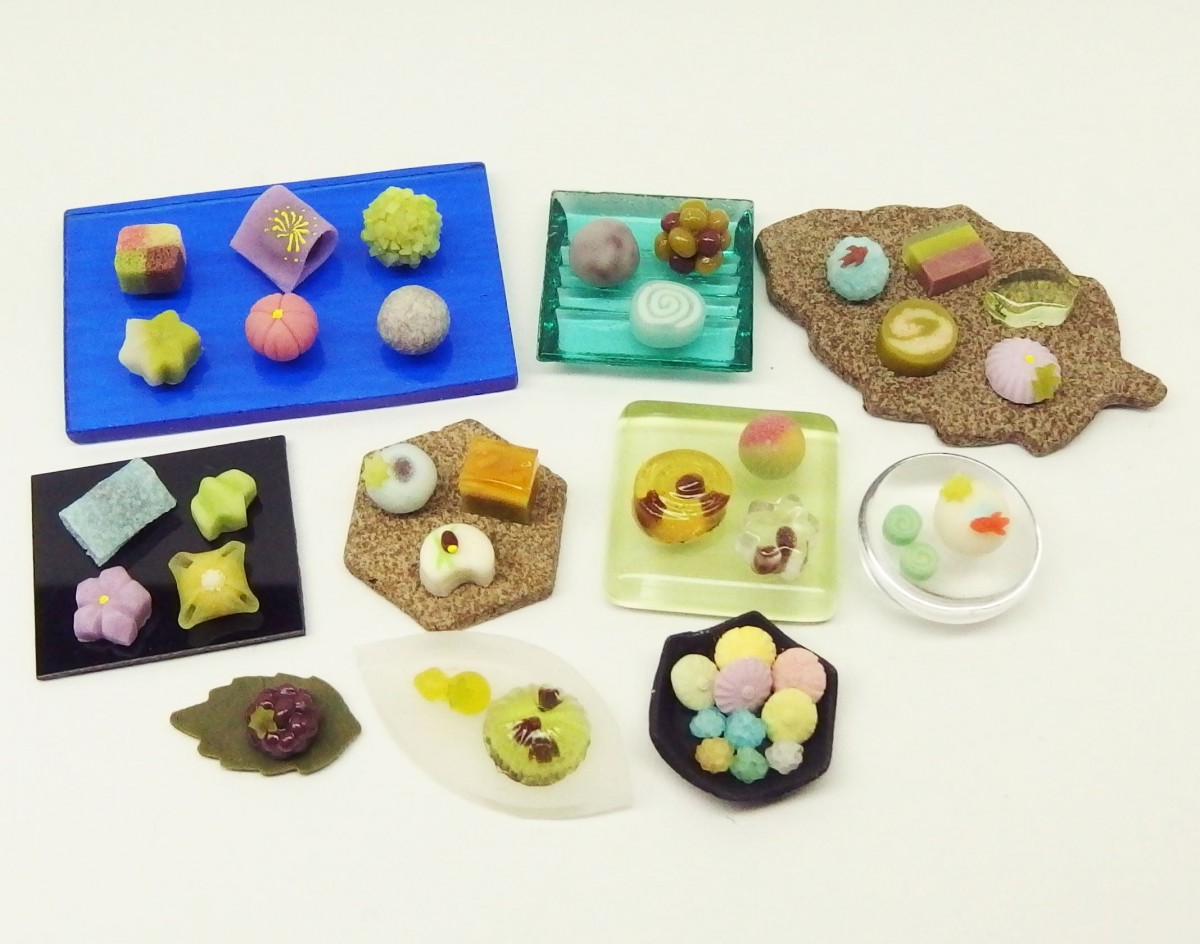 ミニチュア 夏の和菓子 ドール にも Iichi ハンドメイド クラフト作品 手仕事品の通販