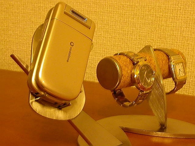 時計スタンド　インテリア携帯電話＆腕時計スタンド