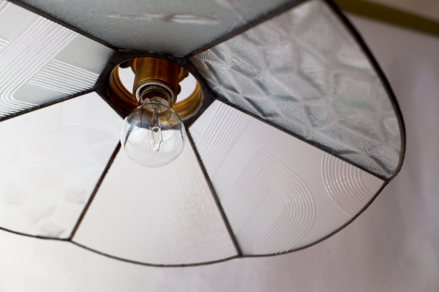 古硝子のペンダントライト Iichi ハンドメイド クラフト作品 手仕事品の通販