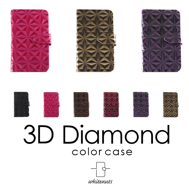ゴージャスさを演出 スマホケース 手帳型 全機種対応 3dダイヤモンド Iichi ハンドメイド クラフト作品 手仕事品の通販