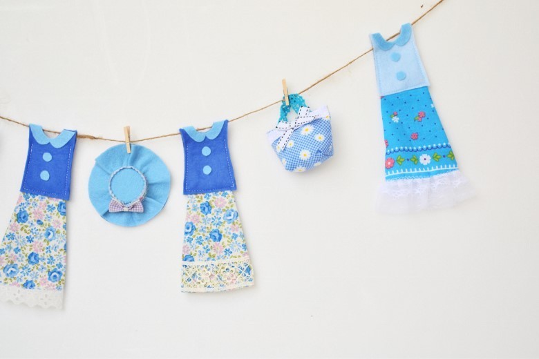 キュート 夏にピッタリの爽やかカワイイ お洒落ガーランド Iichi ハンドメイド クラフト作品 手仕事品の通販