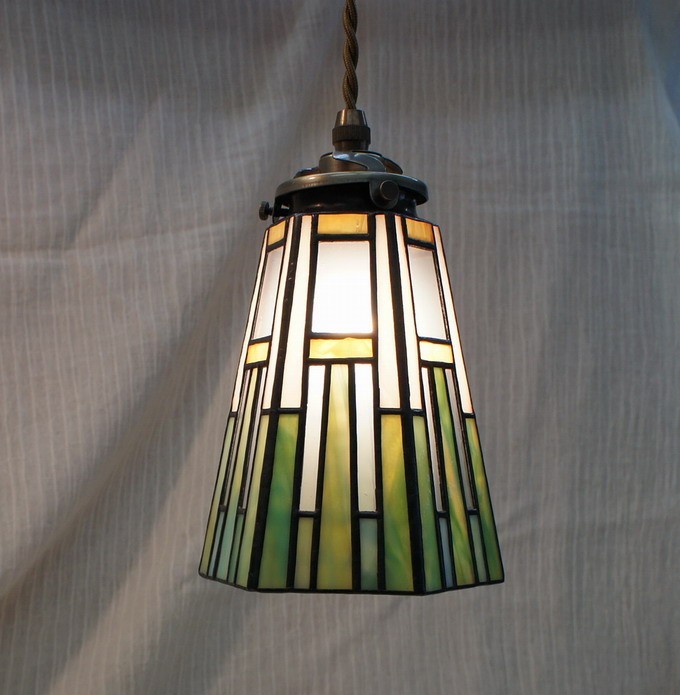 アールデコのペンダントランプ Iichi ハンドメイド クラフト作品 手仕事品の通販