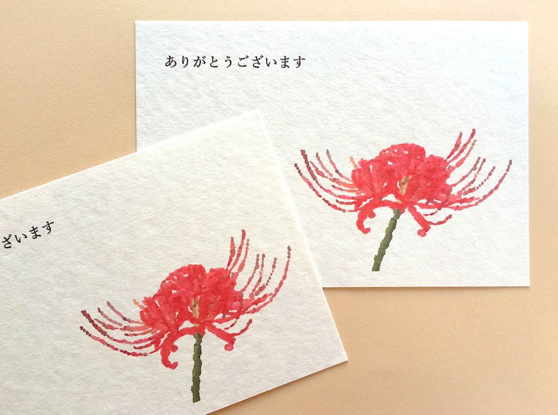 彼岸花のイラストの39card Iichi ハンドメイド クラフト作品 手仕事品の通販