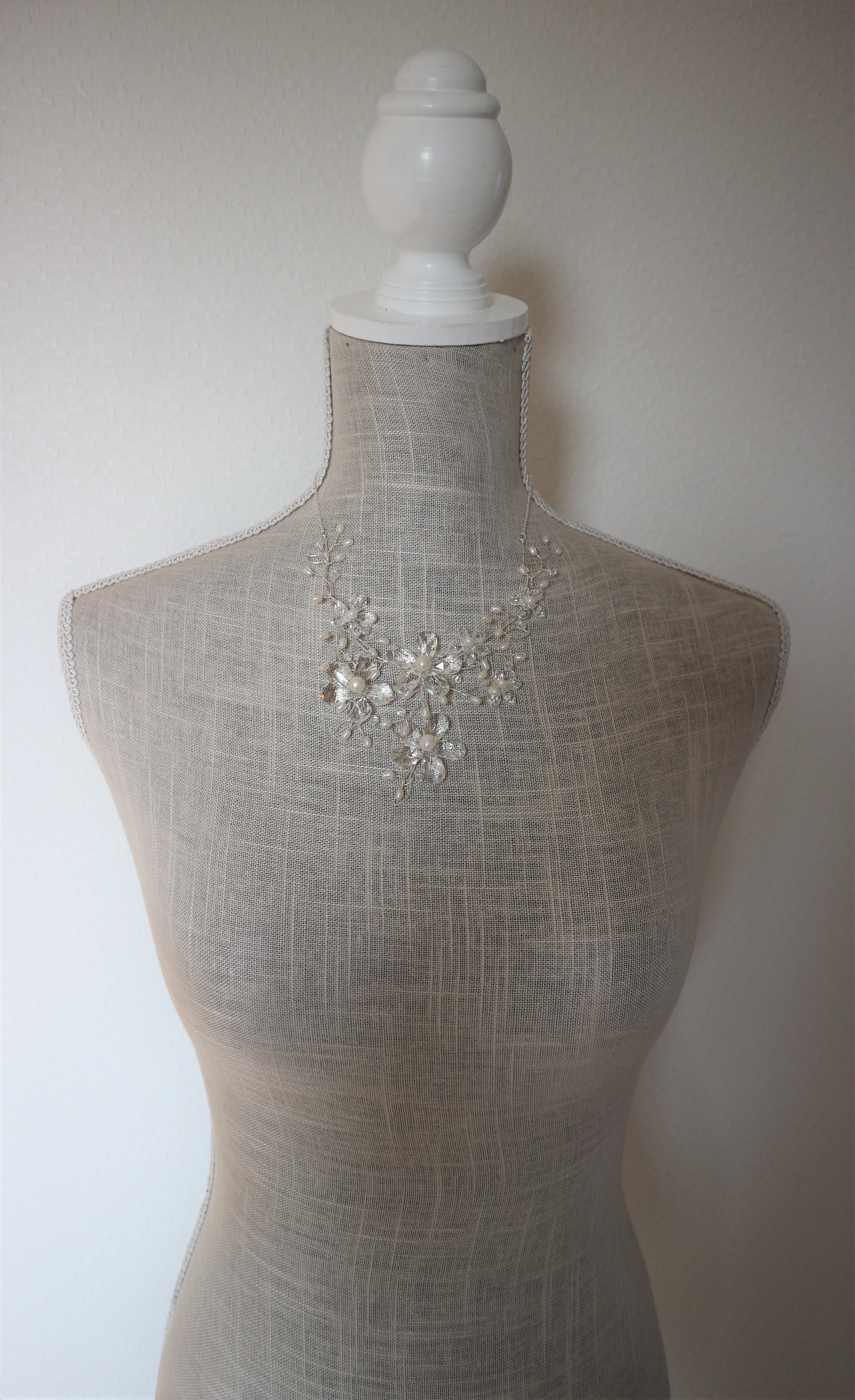 スワロの花咲くウエディングネックレス Love Letter From Flowers Sterling Silver Iichi ハンドメイド クラフト作品 手仕事品の通販