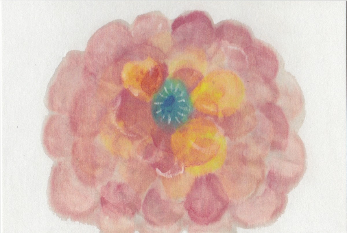 ポストカード 大輪の花 Iichi ハンドメイド クラフト作品 手仕事品の通販