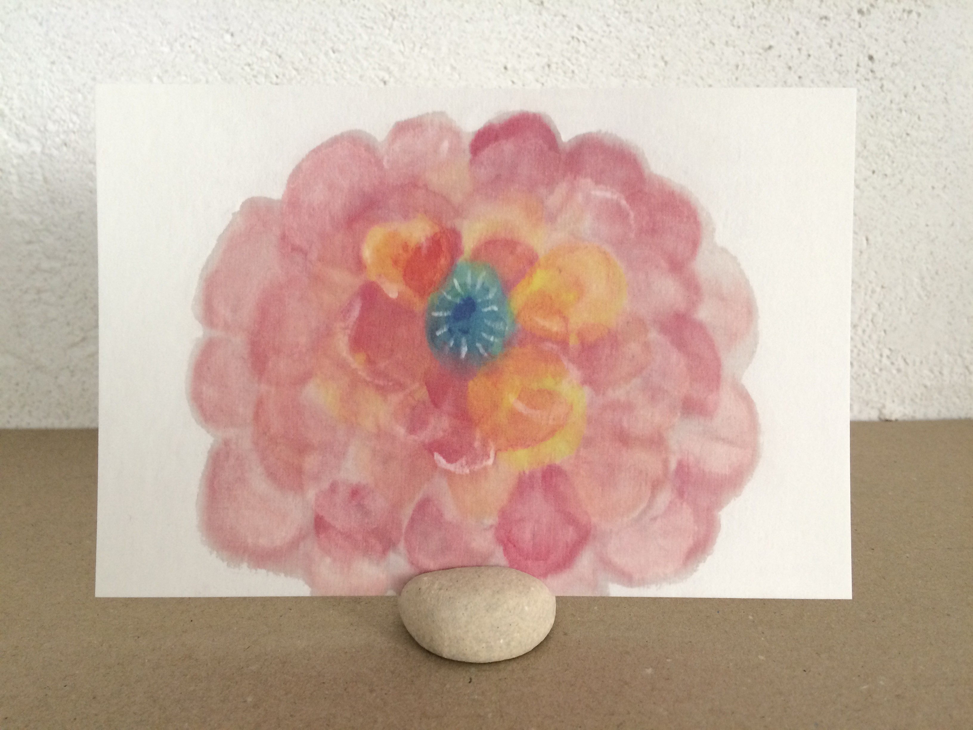 ポストカード 大輪の花 Iichi ハンドメイド クラフト作品 手仕事品の通販