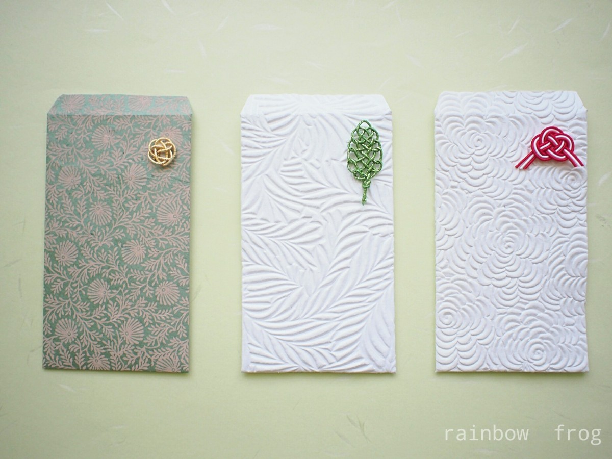 水引 大人のポチ袋 ３枚セット Iichi ハンドメイド クラフト作品 手仕事品の通販