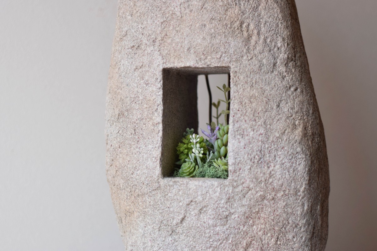 石のほこらのプランター Iichi ハンドメイド クラフト作品 手仕事品の通販