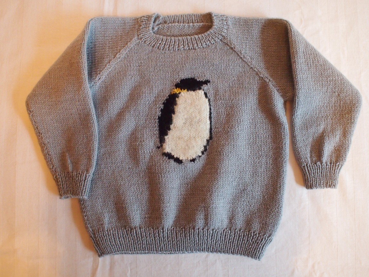 50 Off Sale 手編みこどもニット ペンギン Iichi ハンドメイド クラフト作品 手仕事品の通販