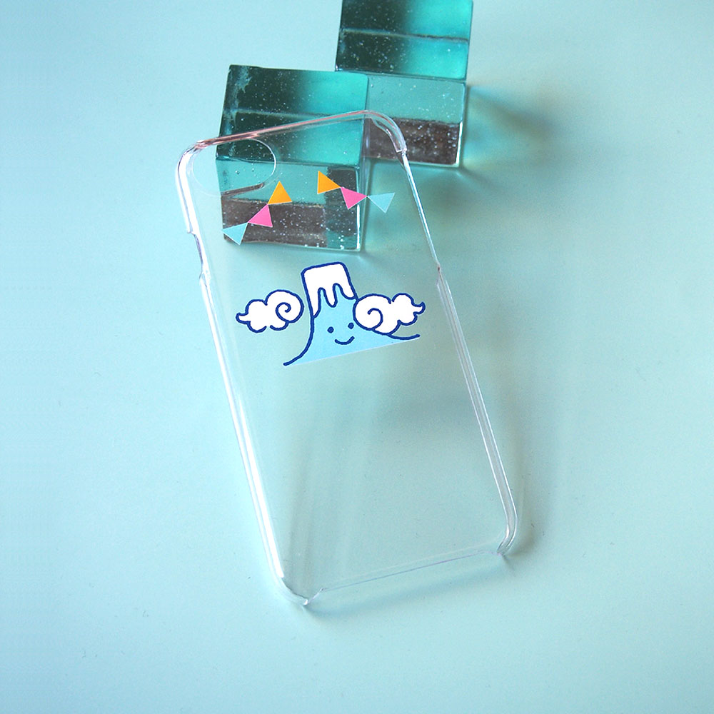 ソフトiphoneplusケース 林檎のせ富士さん Iichi ハンドメイド クラフト作品 手仕事品の通販