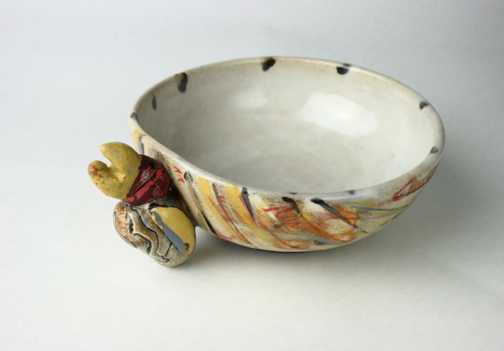 可愛い鳥のボウル 可愛い子供食器 陶器 陶芸家 キッズ食器 Cute Ceramic Iichi ハンドメイド クラフト作品 手仕事品の通販