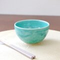 トルコ青釉の飯碗 ＊ ４