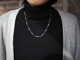 -Karensilver- mantel necklace