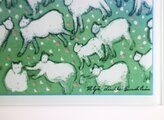 ARABIA / Helja ヘルヤ peace of the world ガラスの壁飾り 羊 No.5614