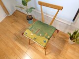 ペルシャ ギャッベ ミニマット ラグ 横40x38㎝ 緑色 黄緑色 風景 ペルシャ ギャッベ ミニマット ラグ 横40x38㎝ 緑色 黄緑色 風景