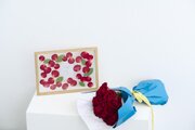 Strawberry Moebe -20本の赤バラブーケ & アフターブーケ Set