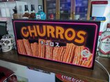【Lサイズ】チュロス お菓子 洋菓子 カフェ 看板 置物 雑貨 ライトBOX Lサイズ】チュロス お菓子 洋菓子 カフェ 看板 置物 雑貨 ライトBOX