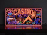 【オーダー無料】カジノ ポーカー スロット 照明 看板 置物 雑貨 ライトBOX オーダー無料】カジノ ポーカー スロット ルーレット ピンナップガール