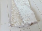 北欧風植物柄やわらか6重ガーゼのブランケット *73x107cm* | iichi