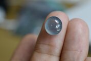 RS13-131 極品 宝石質 氷種 青色 グアテマラ産 天然 A貨 本翡翠 ルース