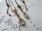アンティーク サフィレット（約18.1×8.9㎜）Drop クラシカルFiligree
