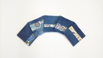 藍染めのハーフハンカチ リバティ 5枚組 | iichi 日々の暮らしを