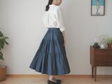 デニムティアードスカート No.397 | iichi 日々の暮らしを心地よくする