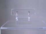 スリーポイント・イヤリング〖クリアクオーツ〗ピアス